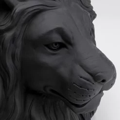 Kare Design Cache-pot déco Lion II - Noir - Matière plastique -Pas Cher Décoration Magasin 1000277546 210707 09480000131 DETAILS P000000001000277546