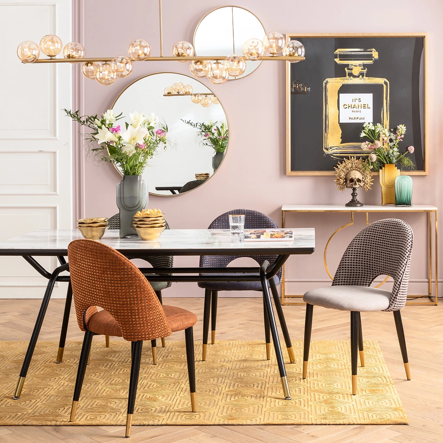 Kare Design Objet déco King Skull - Doré - Pierre 5 Kare Design Objet déco King Skull - Doré - Pierre – Image 5