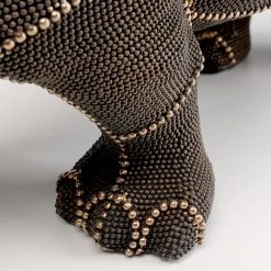 Kare Design Objet déco Rhino Rivets Pearls - Marron - Pierre -Pas Cher Décoration Magasin 1000277555 210707 09492000209 DETAILS P000000001000277555