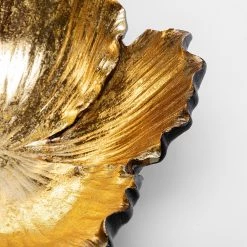 Kare Design Coupe décorative Flower Bloom - Noir / Doré - Pierre - Ø 20 cm - Noir / Doré -Pas Cher Décoration Magasin 1000277566 210707 09504800293 DETAILS P000000001000277566