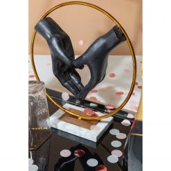 Kare Design Objet déco Elements Heart Hand - Noir - Pierre -Pas Cher Décoration Magasin 1000277567 210707 09502800274 MOOD DETAILS P000000001000277567 mood