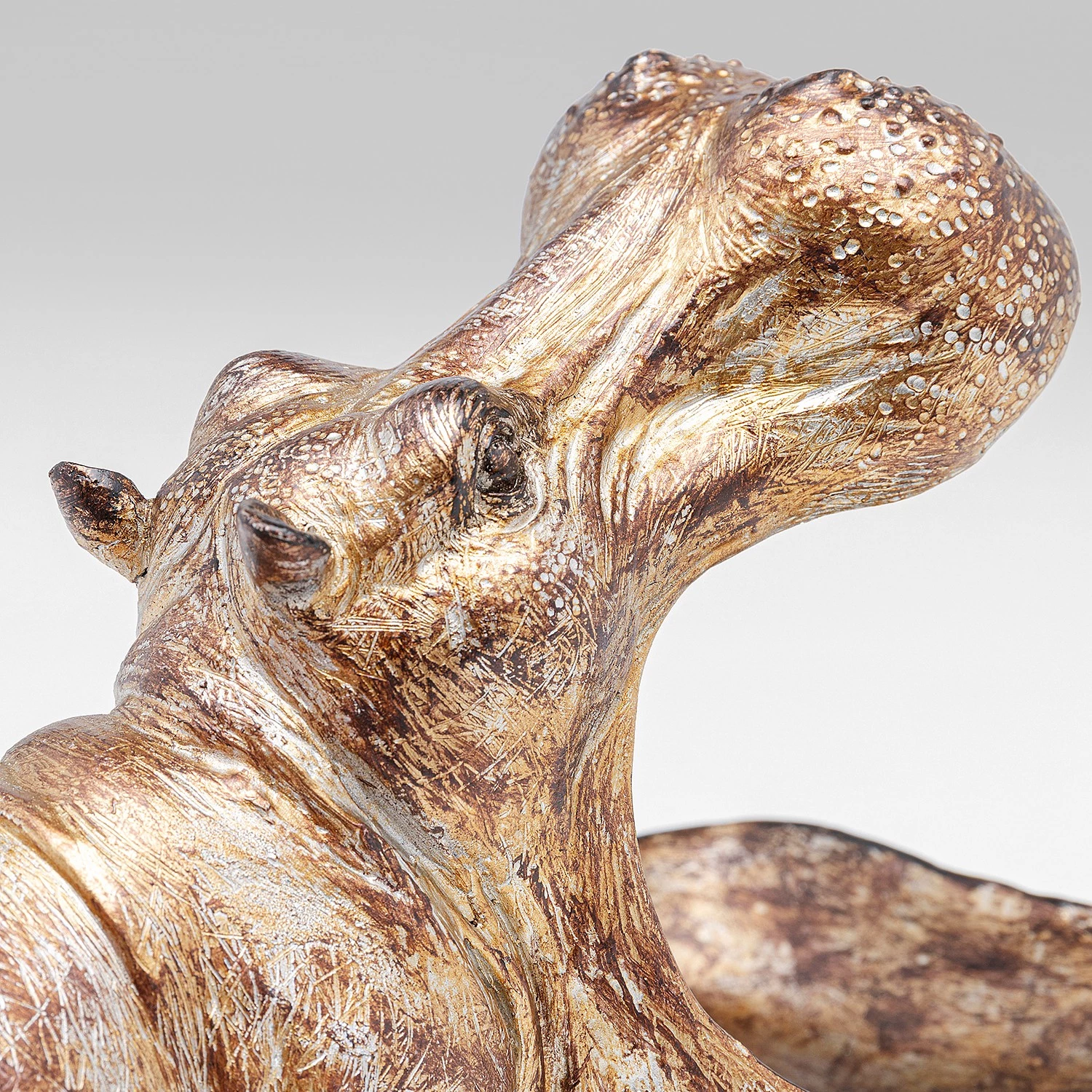 Kare Design Statuette Hungry Hippo - Marron - Pierre 10 Kare Design Statuette Hungry Hippo - Marron - Pierre – Image 10