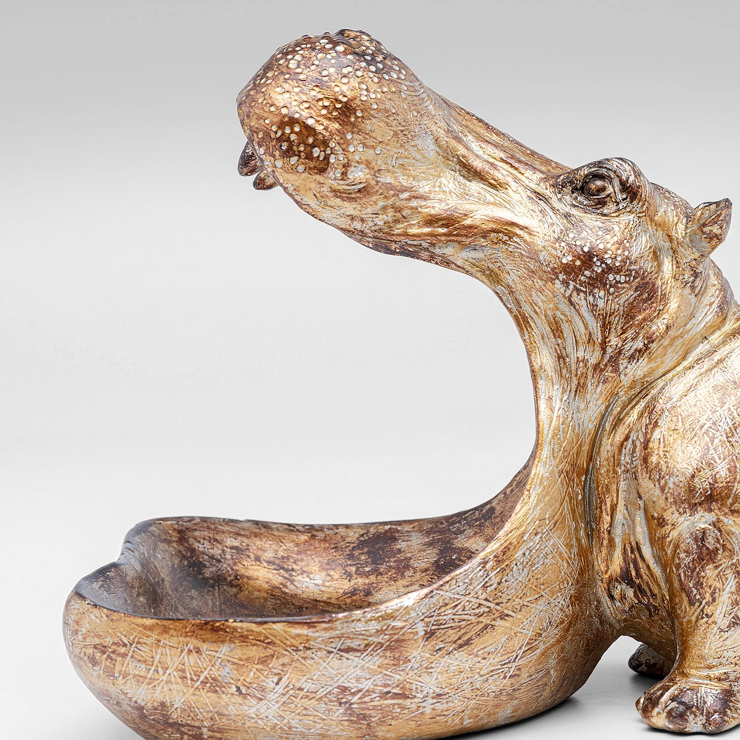 Kare Design Statuette Hungry Hippo - Marron - Pierre 12 Kare Design Statuette Hungry Hippo - Marron - Pierre – Image 12