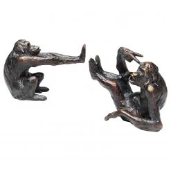 Kare Design Serre-livres Monkey (2 éléments) - Noir - Pierre 16 Kare Design Serre-livres Monkey (2 éléments) - Noir - Pierre -Pas Cher Décoration Magasin 1000277589 210707 09530300424 DETAILS P000000001000277589