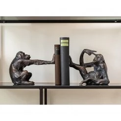 Kare Design Serre-livres Monkey (2 éléments) - Noir - Pierre 17 Kare Design Serre-livres Monkey (2 éléments) - Noir - Pierre -Pas Cher Décoration Magasin 1000277589 210707 09530600427 MOOD DETAILS P000000001000277589 mood
