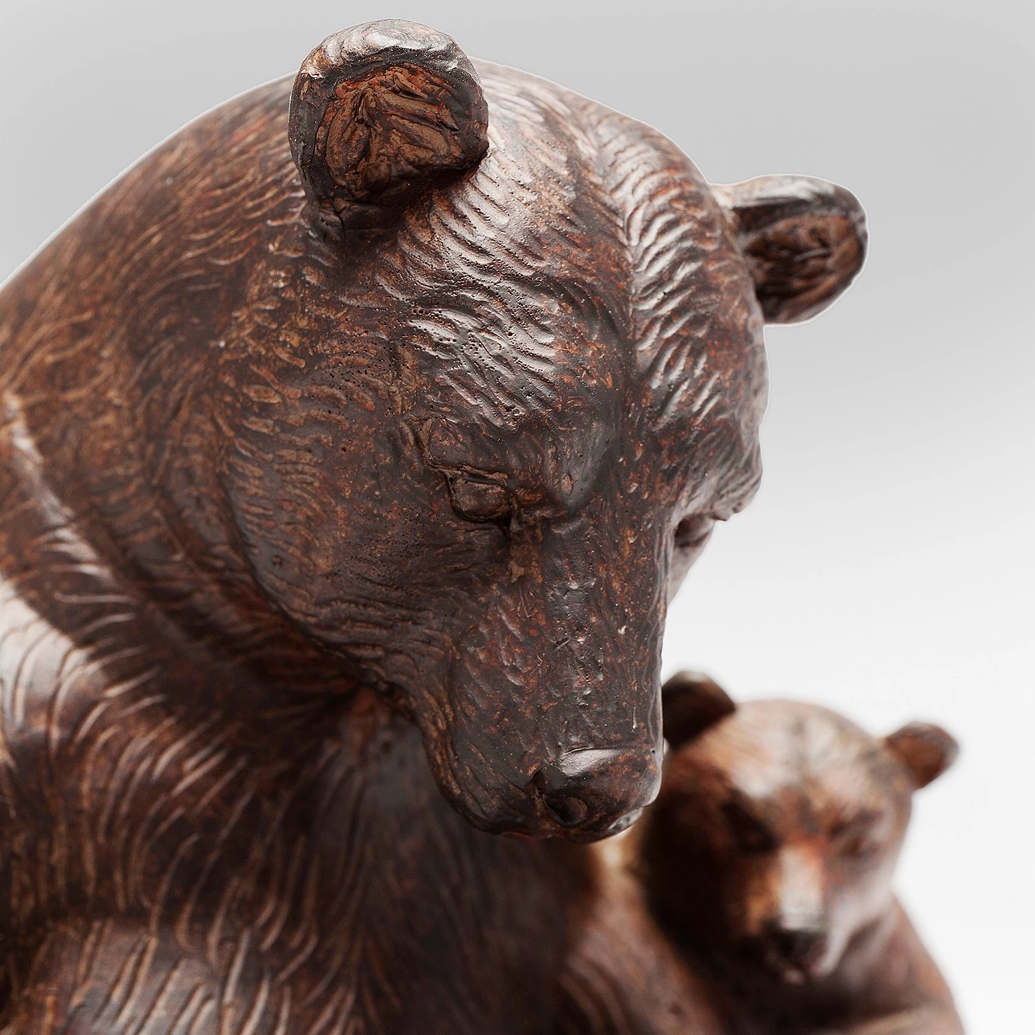 Kare Design Objet déco Reading Bears - Marron - Pierre 2 Kare Design Objet déco Reading Bears - Marron - Pierre – Image 2
