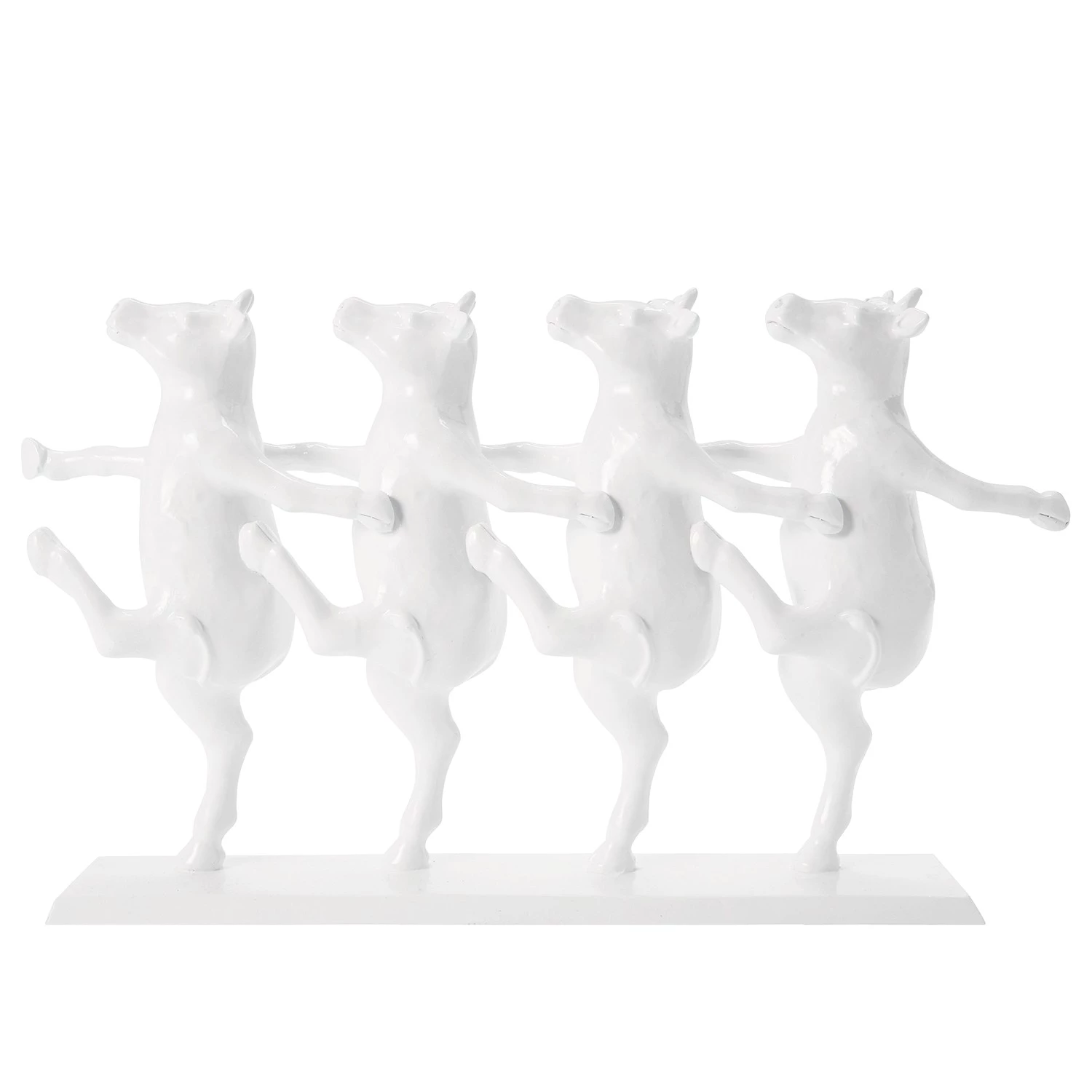 Kare Design Statuette Dancing Cows - Blanc - Pierre 1 Kare Design Statuette Dancing Cows - Blanc - Pierre