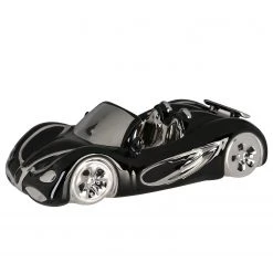 GILDE Objet déco Auto Cabrio - Céramique - Noir / Argenté