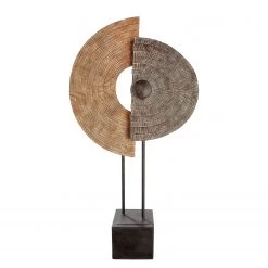 GILDE Objet déco Carve II - Résine synthétique - Marron