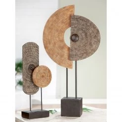 GILDE Objet déco Carve II - Résine synthétique - Marron -Pas Cher Décoration Magasin 1000279849 210728 16290600031 MOOD DETAILS P000000001000279849 mood