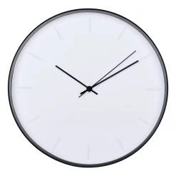 Horloge murale Siena - Quartz - Noir / Blanc