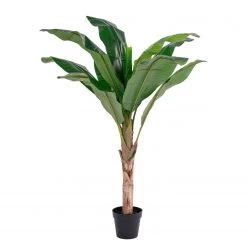 Bananier artificiel - Vert - 80 x 163 x 105 cm