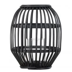 Lanterne Seca - Noir - 19 x 24 x 19 cm