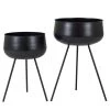 Pot de fleurs Ardola (2 éléments) - Noir