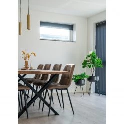 Pot de fleurs Ardola (2 éléments) - Noir -Pas Cher Décoration Magasin 1000293860 220131 08340000021 MOOD DETAILS P000000001000293860 mood