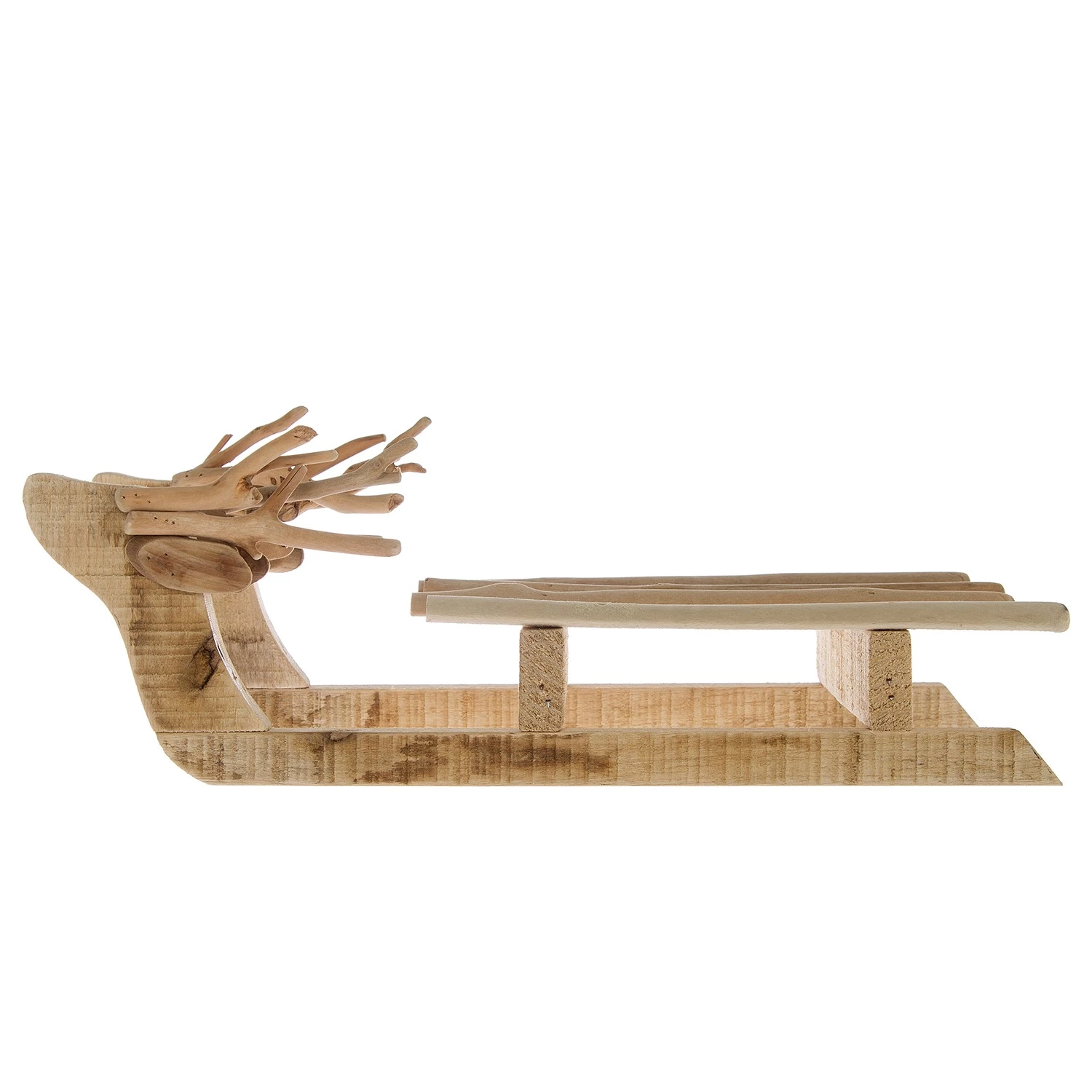 My Flair Objet décoratif Luge - Sapin - Marron 3 My Flair Objet décoratif Luge - Sapin - Marron – Image 3