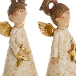 My Flair Figurines Ange I (lot de 2) - Polyrésine - Doré -Pas Cher Décoration Magasin 1000294721 210930 13540300095 DETAILS P000000001000294721