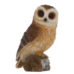 My Flair Objet décoratif Chouette Dora - Polyrésine - Marron