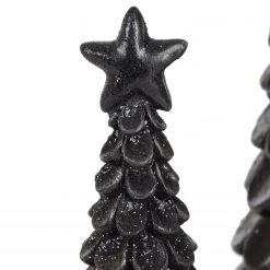 My Flair Déco de Noël Sapins noirs (2 éléments) - Polyrésine - Noir -Pas Cher Décoration Magasin 1000294746 210930 13554300178 DETAILS P000000001000294746