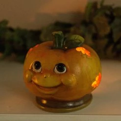 My Flair Photophore citrouille Fips - Céramique - Orange -Pas Cher Décoration Magasin 1000294756 210930 13562300205 MOOD DETAILS P000000001000294756 mood