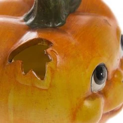 My Flair Photophore citrouille Fips - Céramique - Orange -Pas Cher Décoration Magasin 1000294756 210930 13562600226 DETAILS P000000001000294756