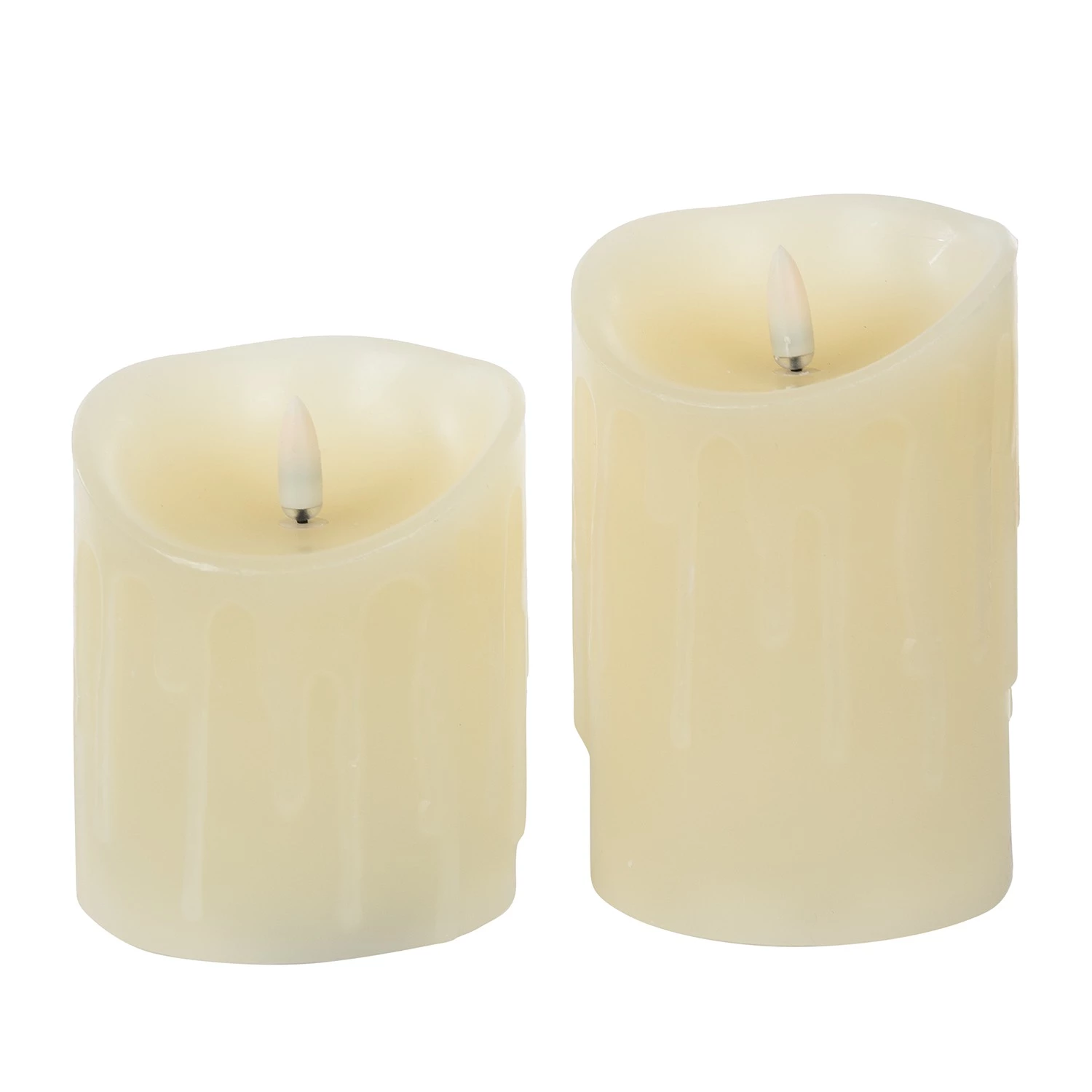 My Flair Bougies LED Crème (2 éléments) - Cire véritable - Blanc 1 My Flair Bougies LED Crème (2 éléments) - Cire véritable - Blanc