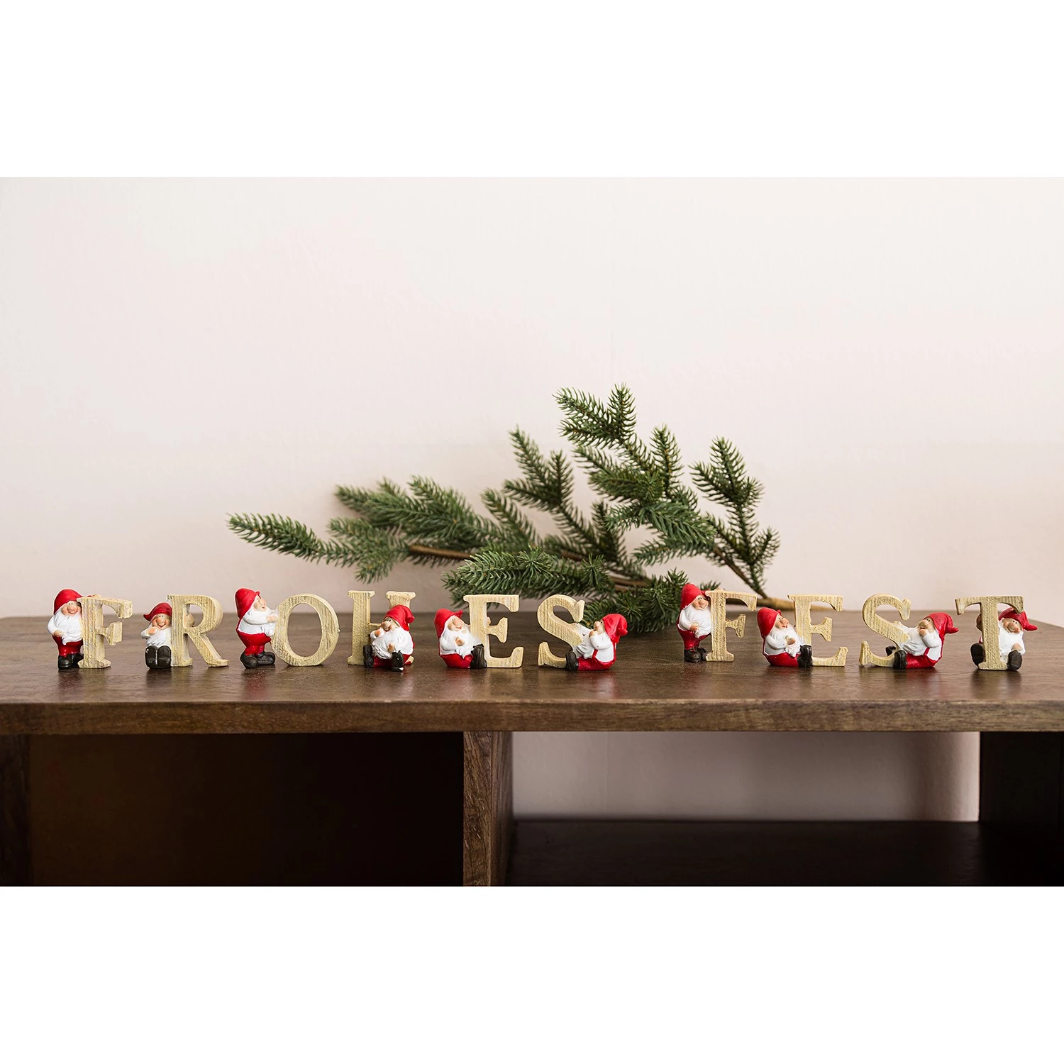 My Flair Déco de Noël Frohes Fest (10 éléments) - Sapin - Multicolore 3 My Flair Déco de Noël Frohes Fest (10 éléments) - Sapin - Multicolore – Image 3