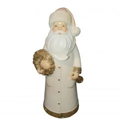 My Flair Figurine Père Noël I - Polyrésine - Blanc