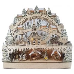 My Flair Arche de Noël décorative LED - Sapin - Beige