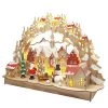 My Flair Arche de Noël Scène de marché - Sapin - Beige