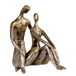 GILDE Sculpture Date - Résine synthétique - Marron