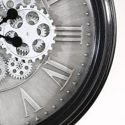 GILDE Horloge murale Factona - Mécanique - Argenté 5 GILDE Horloge murale Factona - Mécanique - Argenté -Pas Cher Décoration Magasin 1000296484 210930 14022500074 DETAILS P000000001000296484