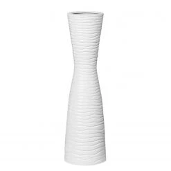 GILDE Vase Tamera - Céramique - Blanc