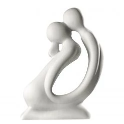 GILDE Objet déco Le Baiser (Francis Paar) - Céramique - Crème