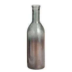 GILDE Vase Douro - Verre coloré - Gris / Marron