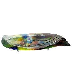 GILDE Coupe Fresh Flowers - Verre coloré - Multicolore