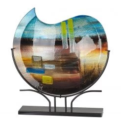 GILDE Vase Campo II - Verre coloré - Multicolore