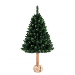 FLHF Sapin de Noël artificiel Ophie - Polyéthylène - Vert - ∅ 90 cm