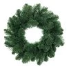 FLHF Couronne de l’Avent Honley - Polyester PVC - Vert