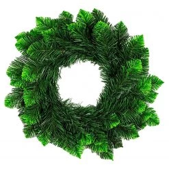 FLHF Couronne de l’Avent Houston - Polyester PVC - Vert