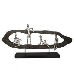 GILDE Statuette Hang out - Manguier - Marron - 75 x 35 x 10 cm
