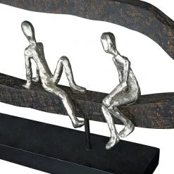 GILDE Statuette Hang out - Manguier - Marron - 75 x 35 x 10 cm -Pas Cher Décoration Magasin 1000316799 220104 14524300053 DETAILS P000000001000316799