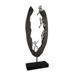 GILDE Statuette Succeed - Manguier - Noir - 20 x 59 x 9 cm