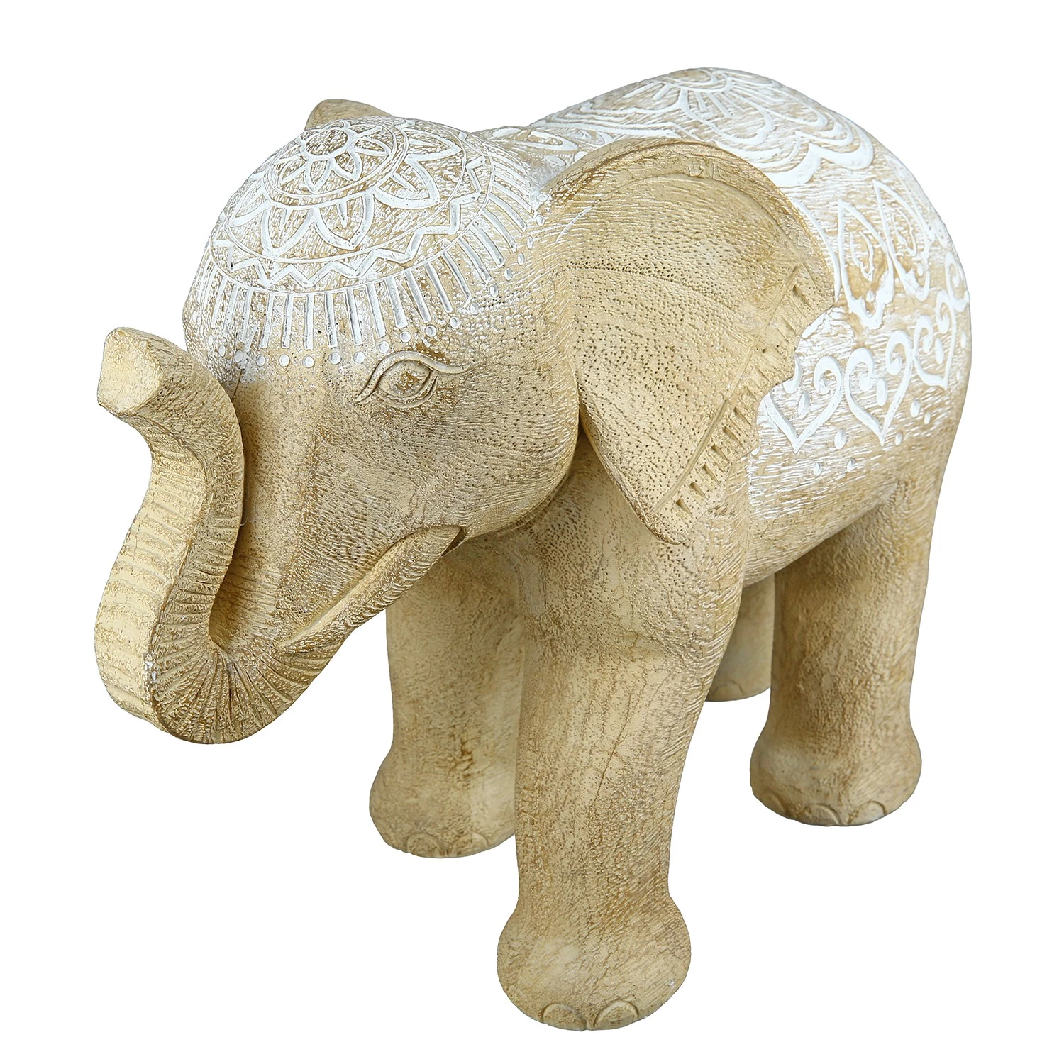 GILDE Statuette Éléphant Morani - 24 x 25 cm 1 GILDE Statuette Éléphant Morani - 24 x 25 cm
