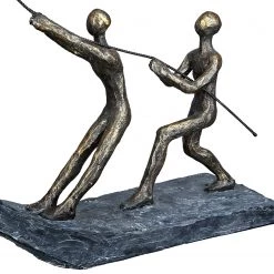 GILDE Statuette Success - Résine - Gris - 35 x 29 x 9 cm -Pas Cher Décoration Magasin 1000316834 220104 14524400131 DETAILS P000000001000316834