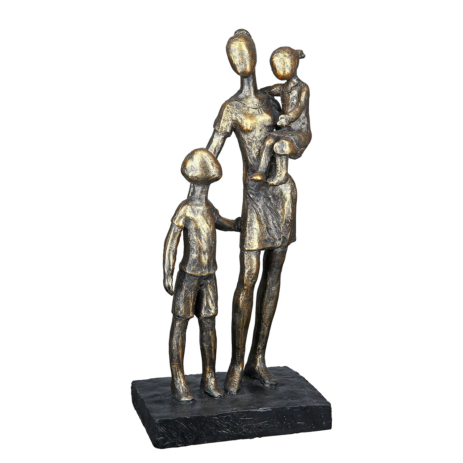GILDE Statuette Mère et enfant - Résine - Marron - 12 x 27 x 9 cm 1 GILDE Statuette Mère et enfant - Résine - Marron - 12 x 27 x 9 cm