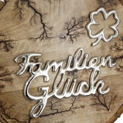 GILDE Objet déco Familienglück - Manguier - Marron - 36 x 51 x 8 cm -Pas Cher Décoration Magasin 1000316850 220104 14524500179 DETAILS P000000001000316850