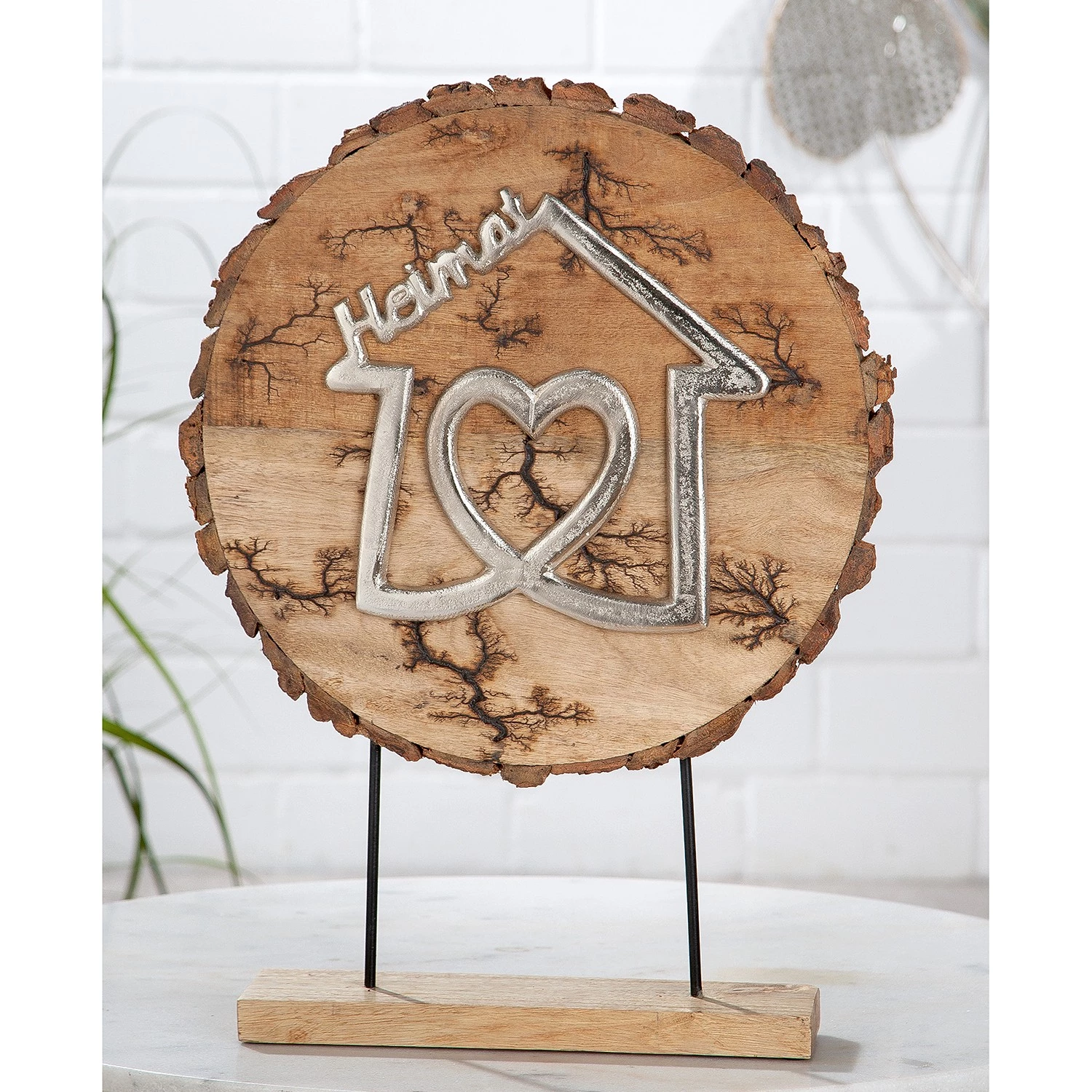 GILDE Objet déco Heimat - Manguier - Marron - 36 x 51 x 8 cm 2 GILDE Objet déco Heimat - Manguier - Marron - 36 x 51 x 8 cm – Image 2