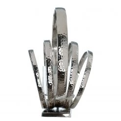 GILDE Photophore Anneau I - Aluminium - Argenté - 32 x 34 x 22 cm -Pas Cher Décoration Magasin 1000316865 220104 14524600207 DETAILS P000000001000316865