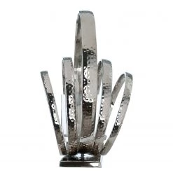 GILDE Photophore Anneau II - Aluminium - Argenté - 44 x 46 x 25 cm -Pas Cher Décoration Magasin 1000316876 220104 14524700234 DETAILS P000000001000316876